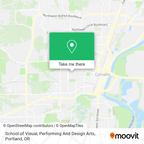 School of Visual, Performing And Design Arts map