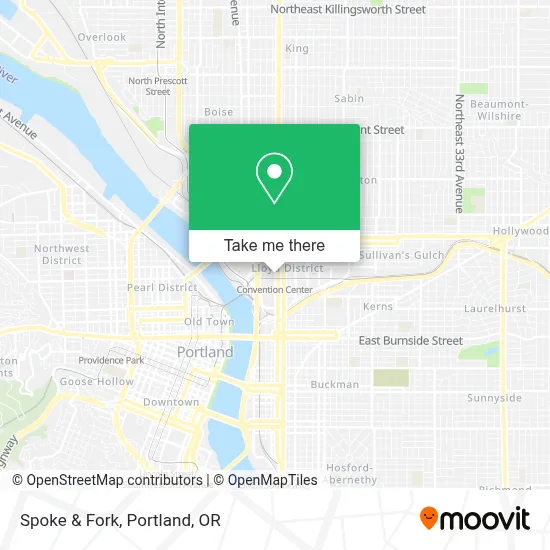 Spoke & Fork map