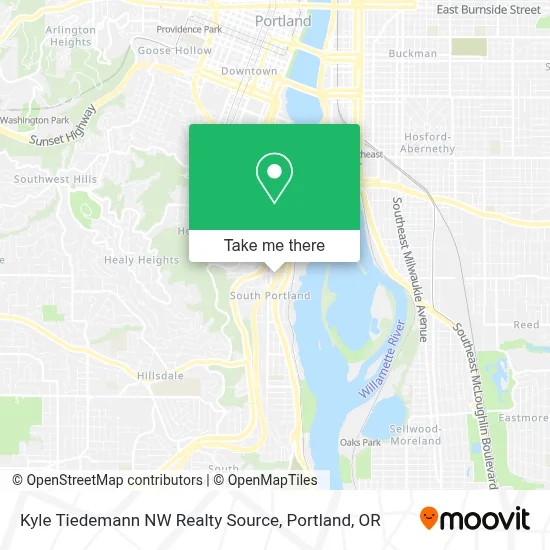 Kyle Tiedemann NW Realty Source map