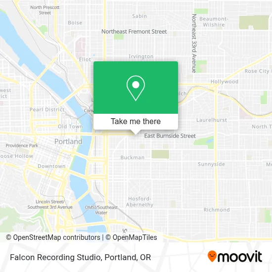 Falcon Recording Studio map