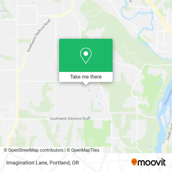 Imagination Lane map