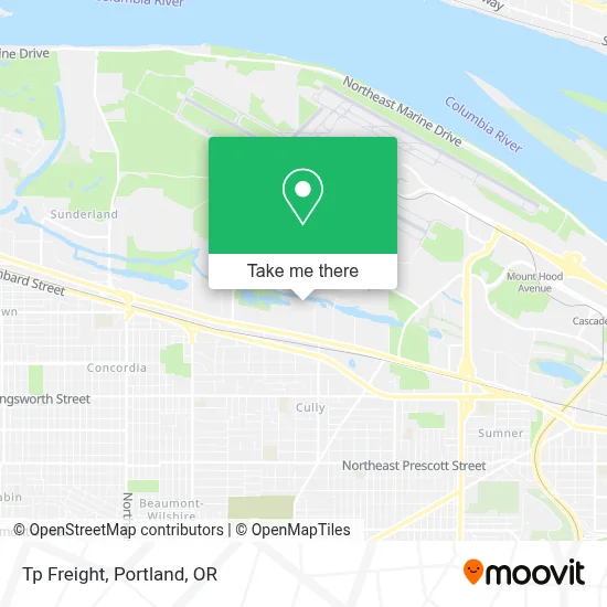 Tp Freight map