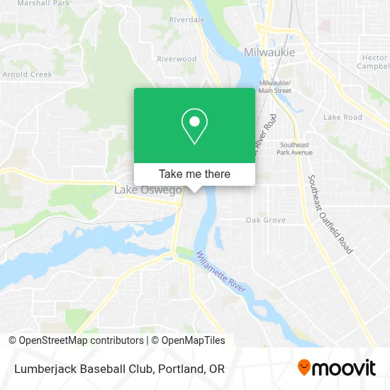 Lumberjack Baseball Club map