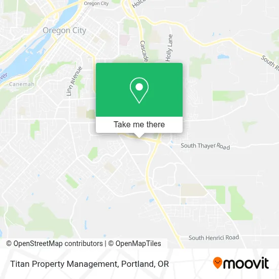 Titan Property Management map