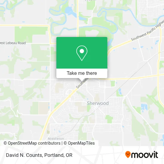 David N. Counts map