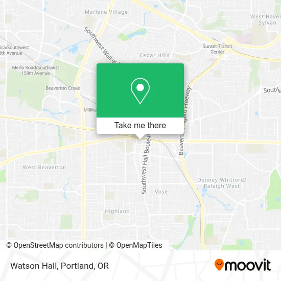 Watson Hall map