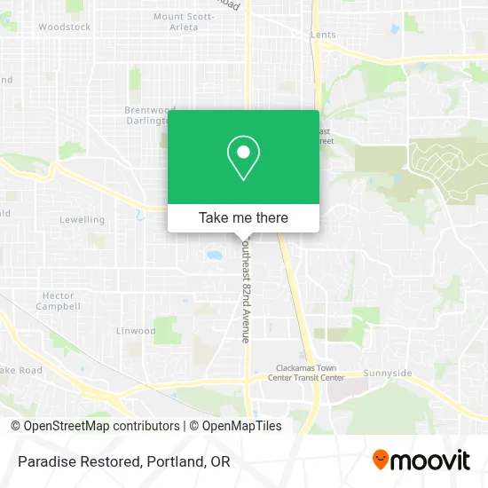 Paradise Restored map