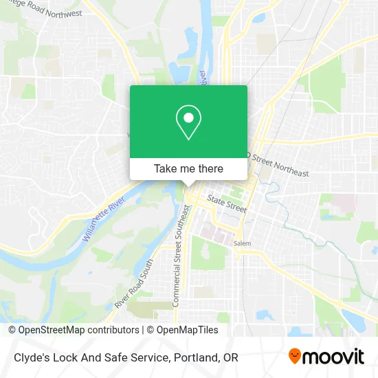 Clyde's Lock And Safe Service map