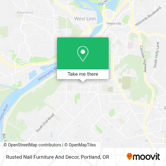 Rusted Nail Furniture And Decor map