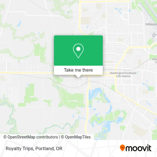Royalty Trips map