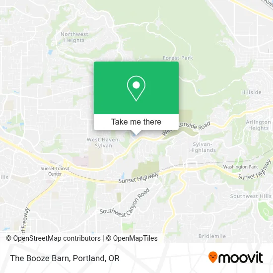 The Booze Barn map