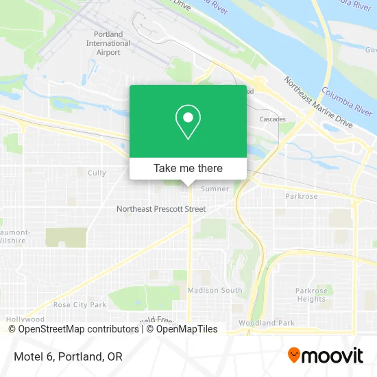 Motel 6 map