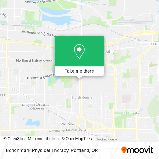Benchmark Physical Therapy map