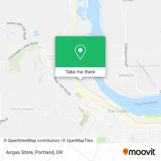 Airgas Store map