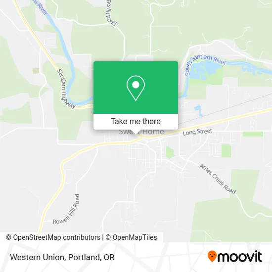 Western Union map