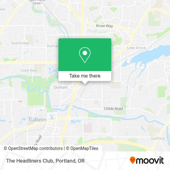 The Headliners Club map