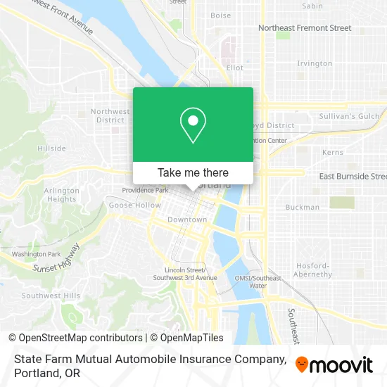 State Farm Mutual Automobile Insurance Company map
