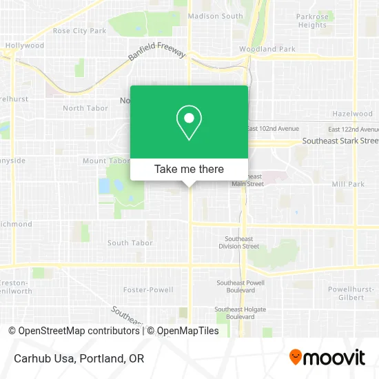 Carhub Usa map