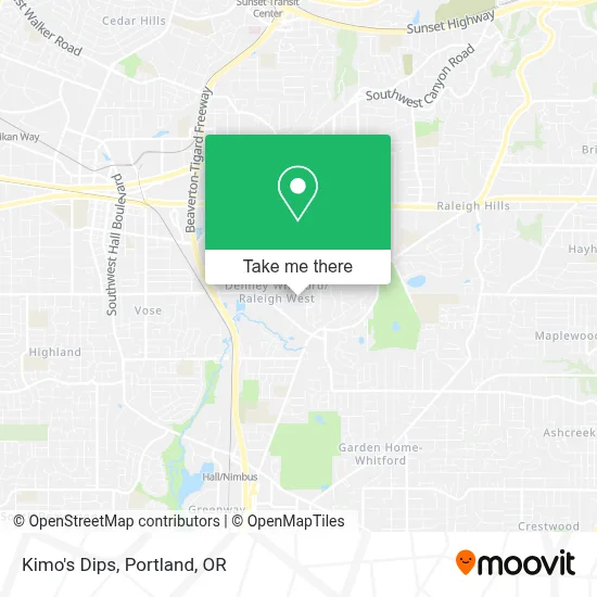 Kimo's Dips map