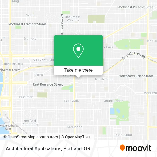 Architectural Applications map
