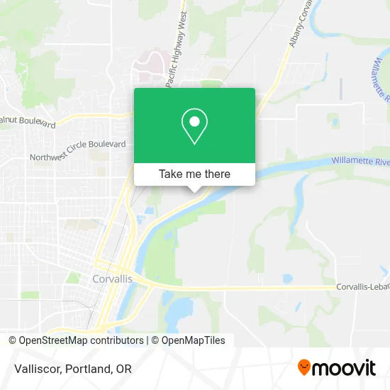 Valliscor map