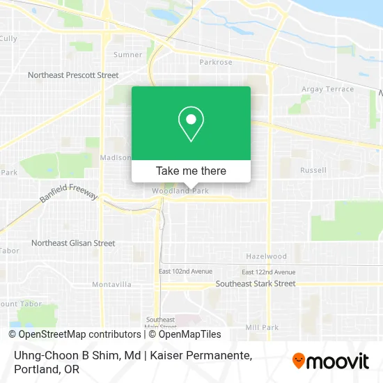 Uhng-Choon B Shim, Md | Kaiser Permanente map