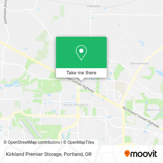 Kirkland Premier Storage map