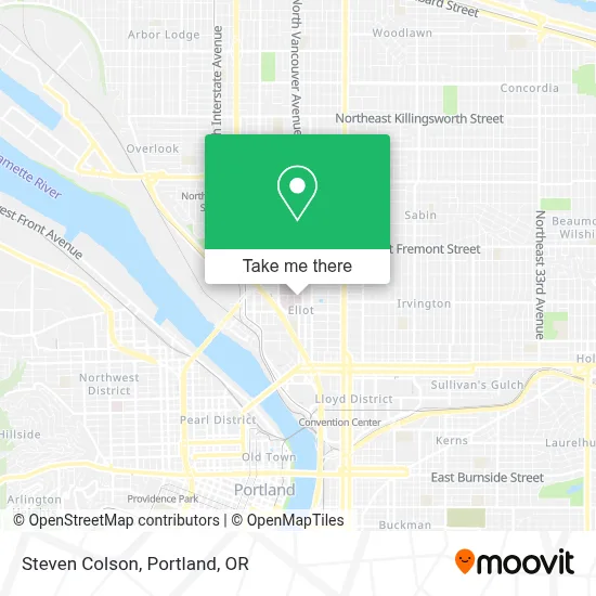 Steven Colson map