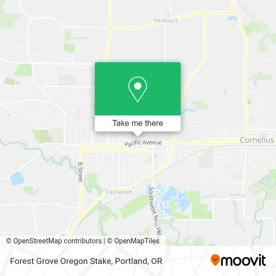 Forest Grove Oregon Stake map