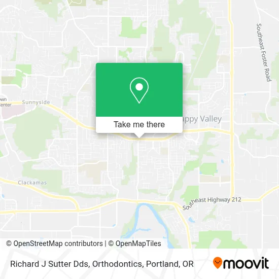 Richard J Sutter Dds, Orthodontics map