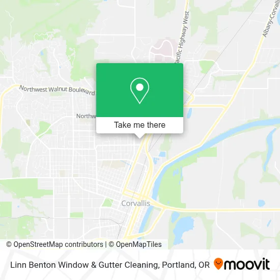 Linn Benton Window & Gutter Cleaning map