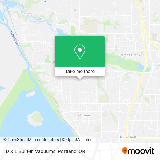 D & L Built-In Vacuums map