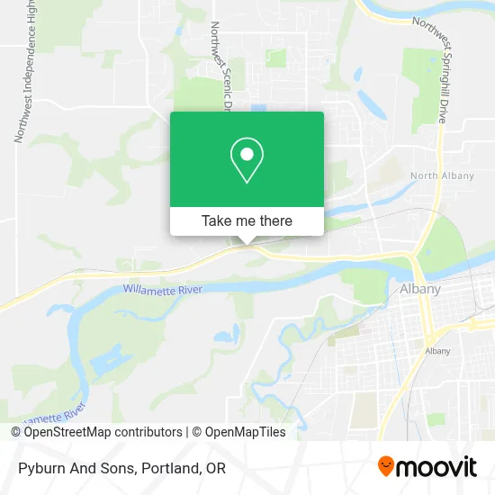 Pyburn And Sons map