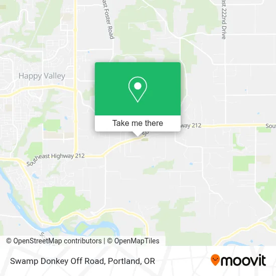 Swamp Donkey Off Road map