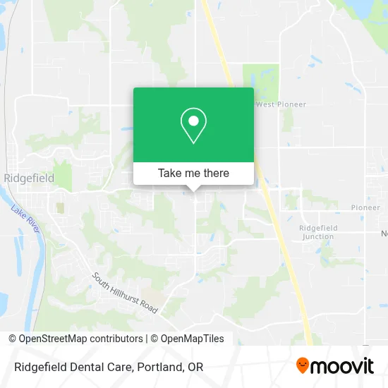 Ridgefield Dental Care map
