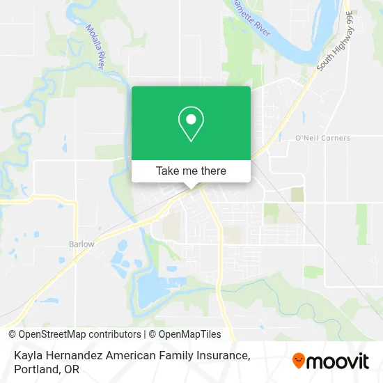 Kayla Hernandez American Family Insurance map