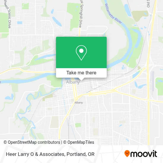 Heer Larry O & Associates map