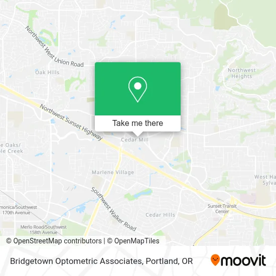 Bridgetown Optometric Associates map