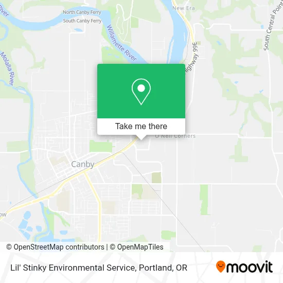 Lil' Stinky Environmental Service map