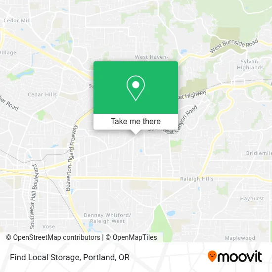 Find Local Storage map