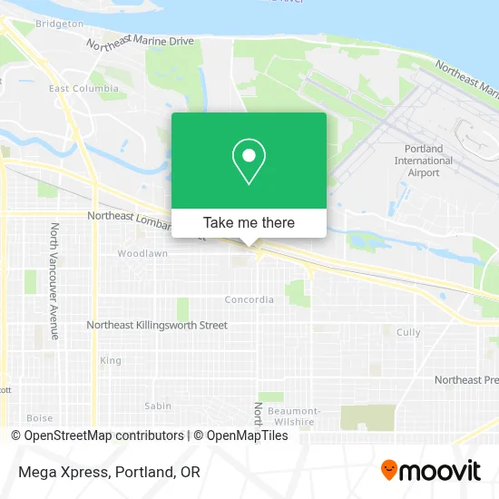 Mega Xpress map