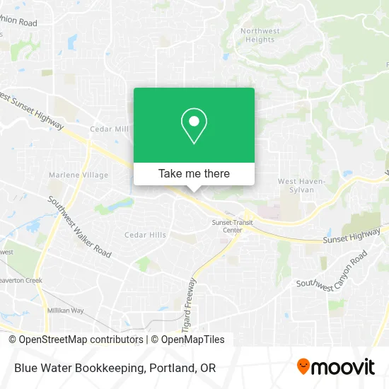 Blue Water Bookkeeping map