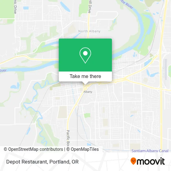 Depot Restaurant map