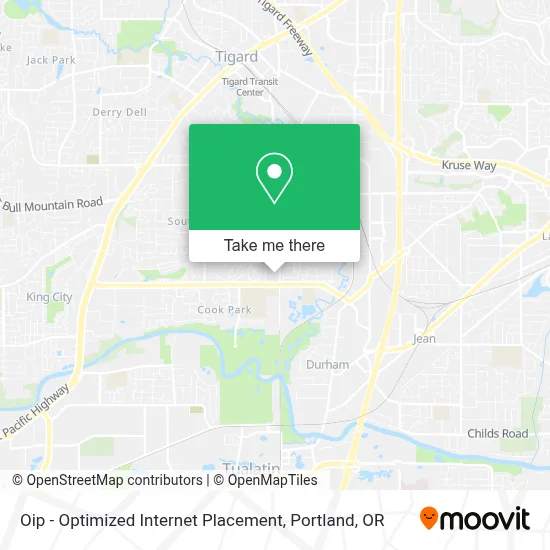 Oip - Optimized Internet Placement map
