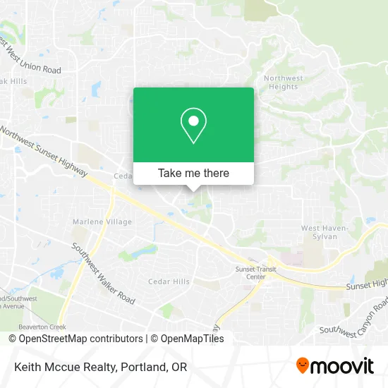 Keith Mccue Realty map