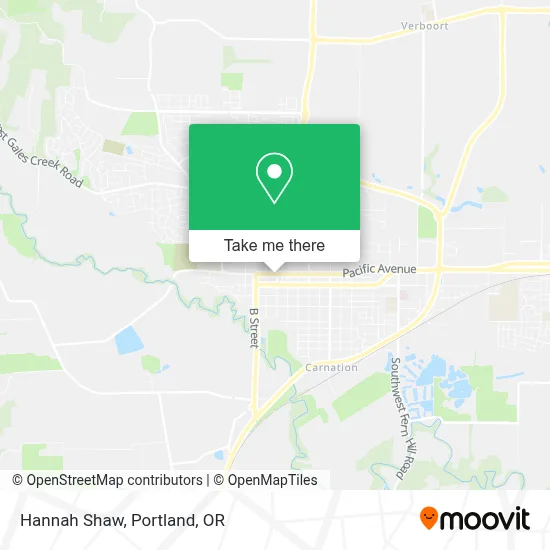 Hannah Shaw map