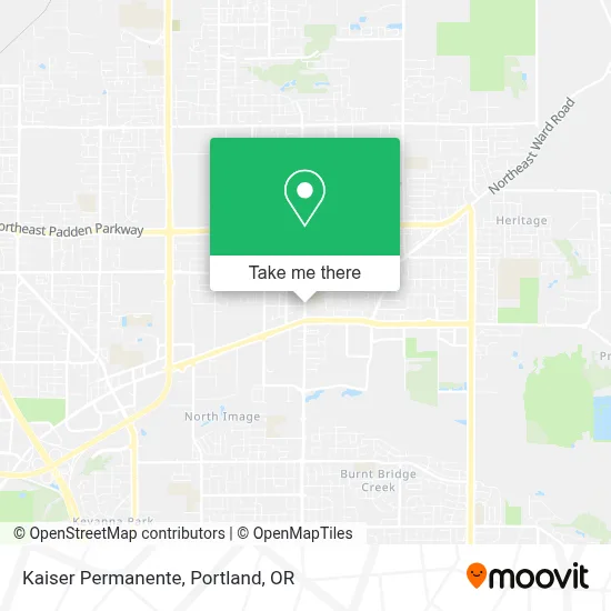 Kaiser Permanente map