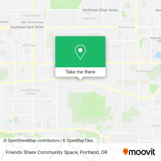 Friends Share Community Space map