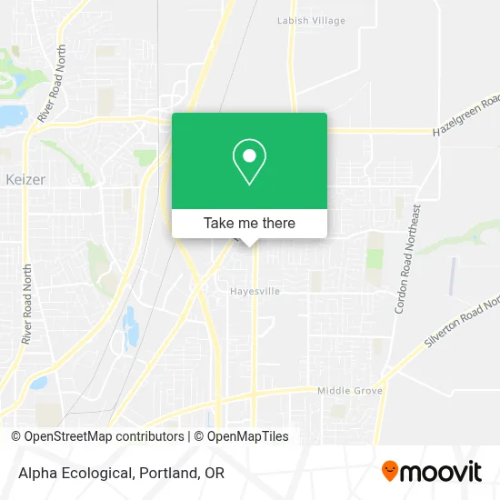 Alpha Ecological map