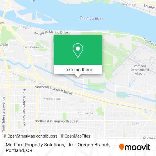 Multipro Property Solutions, Llc. - Oregon Branch map